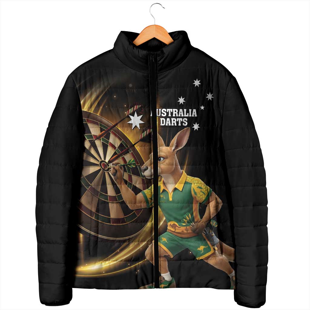 Australia Kangaroo Mascot Darts Padded Jacket Black Edition