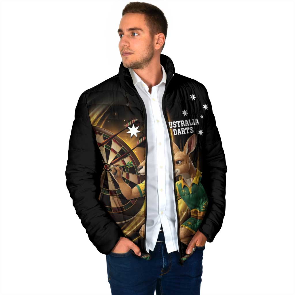 Australia Kangaroo Mascot Darts Padded Jacket Black Edition