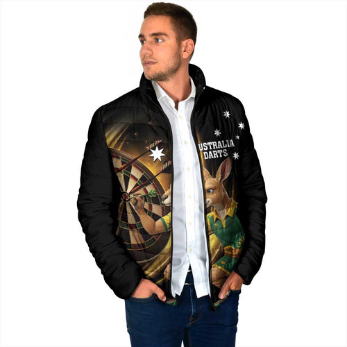 Australia Kangaroo Mascot Darts Padded Jacket Black Edition