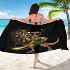 Australia Kangaroo Mascot Darts Sarong Black Edition