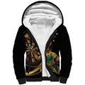 Australia Kangaroo Mascot Darts Sherpa Hoodie Black Edition