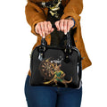 Australia Kangaroo Mascot Darts Shoulder Handbag Black Edition