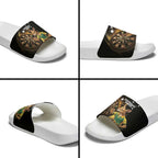 Australia Kangaroo Mascot Darts Slide Sandals Black Edition