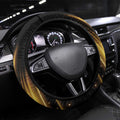 Australia Kangaroo Mascot Darts Steering Wheel Cover Black Edition