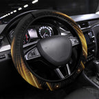Australia Kangaroo Mascot Darts Steering Wheel Cover Black Edition