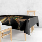 Australia Kangaroo Mascot Darts Tablecloth Black Edition