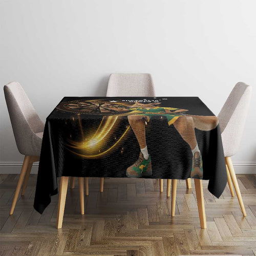 Australia Kangaroo Mascot Darts Tablecloth Black Edition