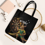 Australia Kangaroo Mascot Darts Tote Bag Black Edition