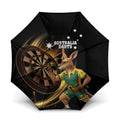 Australia Kangaroo Mascot Darts Umbrella Black Edition