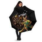 Australia Kangaroo Mascot Darts Umbrella Black Edition