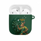 Australia Kangaroo Mascot Darts AirPods Case Green Edition