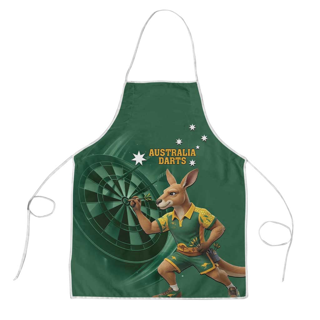 Australia Kangaroo Mascot Darts Apron Green Edition