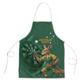 Australia Kangaroo Mascot Darts Apron Green Edition