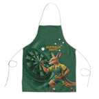 Australia Kangaroo Mascot Darts Apron Green Edition