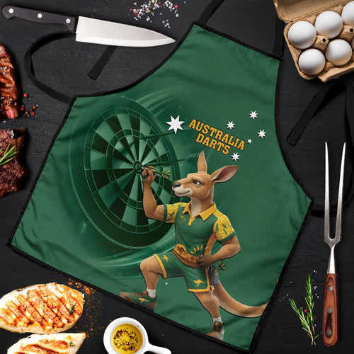 Australia Kangaroo Mascot Darts Apron Green Edition