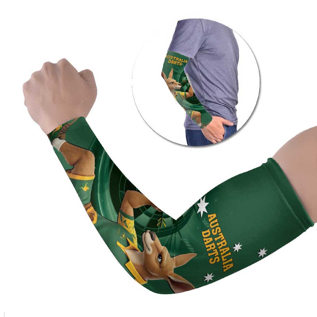 Australia Kangaroo Mascot Darts Arm Sleeves Green Edition