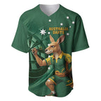 Australia Kangaroo Mascot Darts Baseball Jersey Green Edition