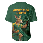 Australia Kangaroo Mascot Darts Baseball Jersey Green Edition