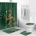 Australia Kangaroo Mascot Darts Bathroom Set Green Edition