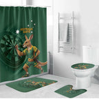 Australia Kangaroo Mascot Darts Bathroom Set Green Edition