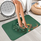 Australia Kangaroo Mascot Darts Bathroom Set Green Edition
