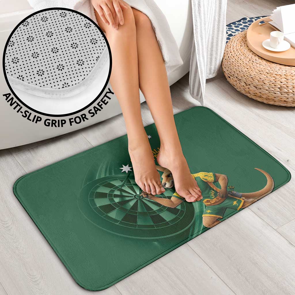Australia Kangaroo Mascot Darts Bathroom Set Green Edition