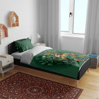 Australia Kangaroo Mascot Darts Bedding Set Green Edition