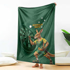 Australia Kangaroo Mascot Darts Blanket Green Edition
