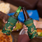 Australia Kangaroo Mascot Darts 4 in 1 Can Cooler Tumbler Green Edition