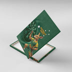 Australia Kangaroo Mascot Darts Canvas Wall Art Green Edition