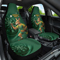 Australia Kangaroo Mascot Darts Car Seat Cover Green Edition