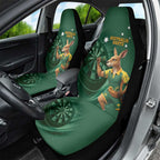 Australia Kangaroo Mascot Darts Car Seat Cover Green Edition