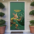 Australia Kangaroo Mascot Darts Door Cover Green Edition