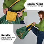 Australia Kangaroo Mascot Darts Grocery Bag Green Edition
