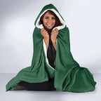 Australia Kangaroo Mascot Darts Hooded Blanket Green Edition