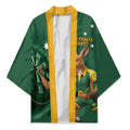 Australia Kangaroo Mascot Darts Kimono Green Edition
