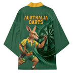 Australia Kangaroo Mascot Darts Kimono Green Edition