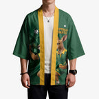 Australia Kangaroo Mascot Darts Kimono Green Edition