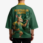 Australia Kangaroo Mascot Darts Kimono Green Edition