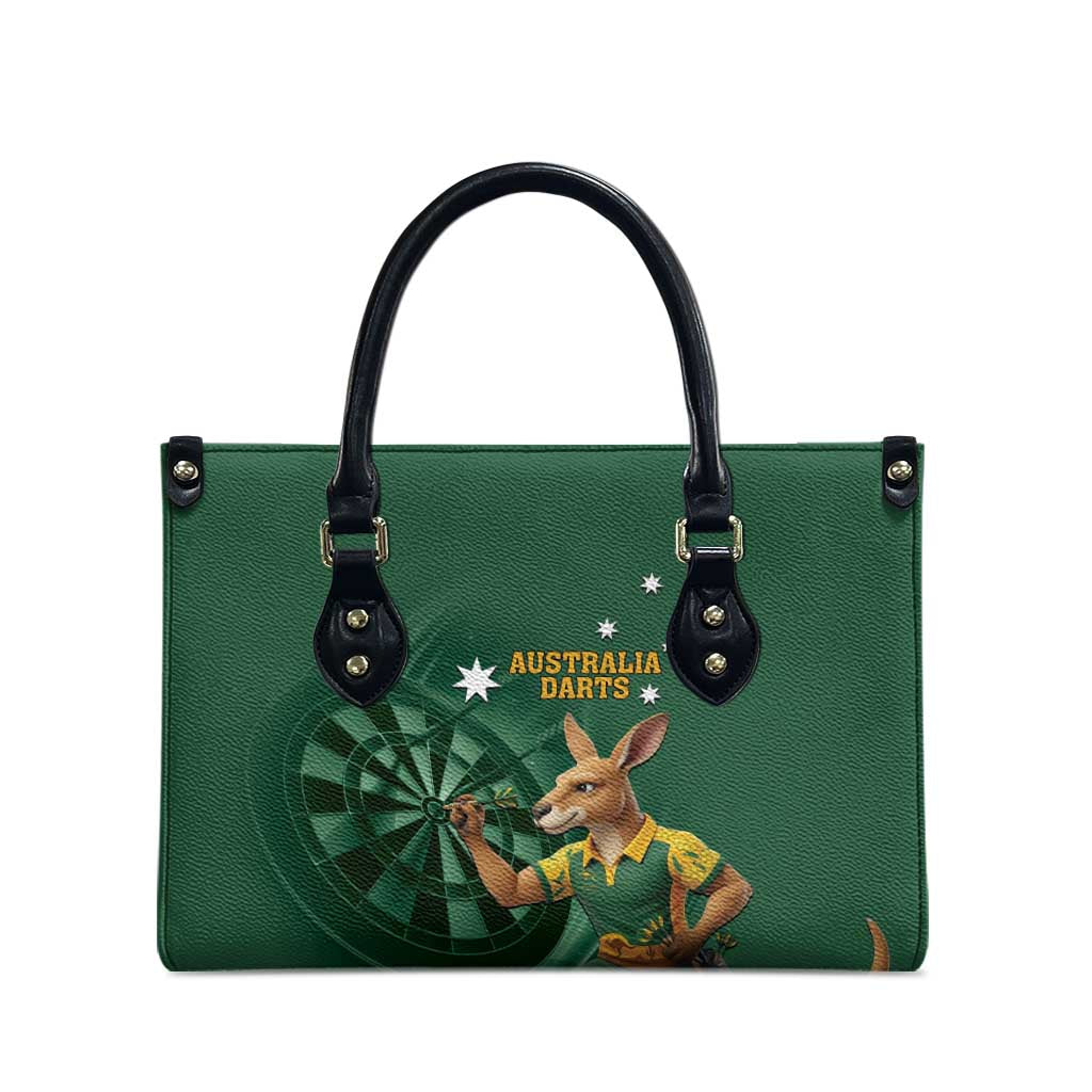 Australia Kangaroo Mascot Darts Leather Bag Green Edition