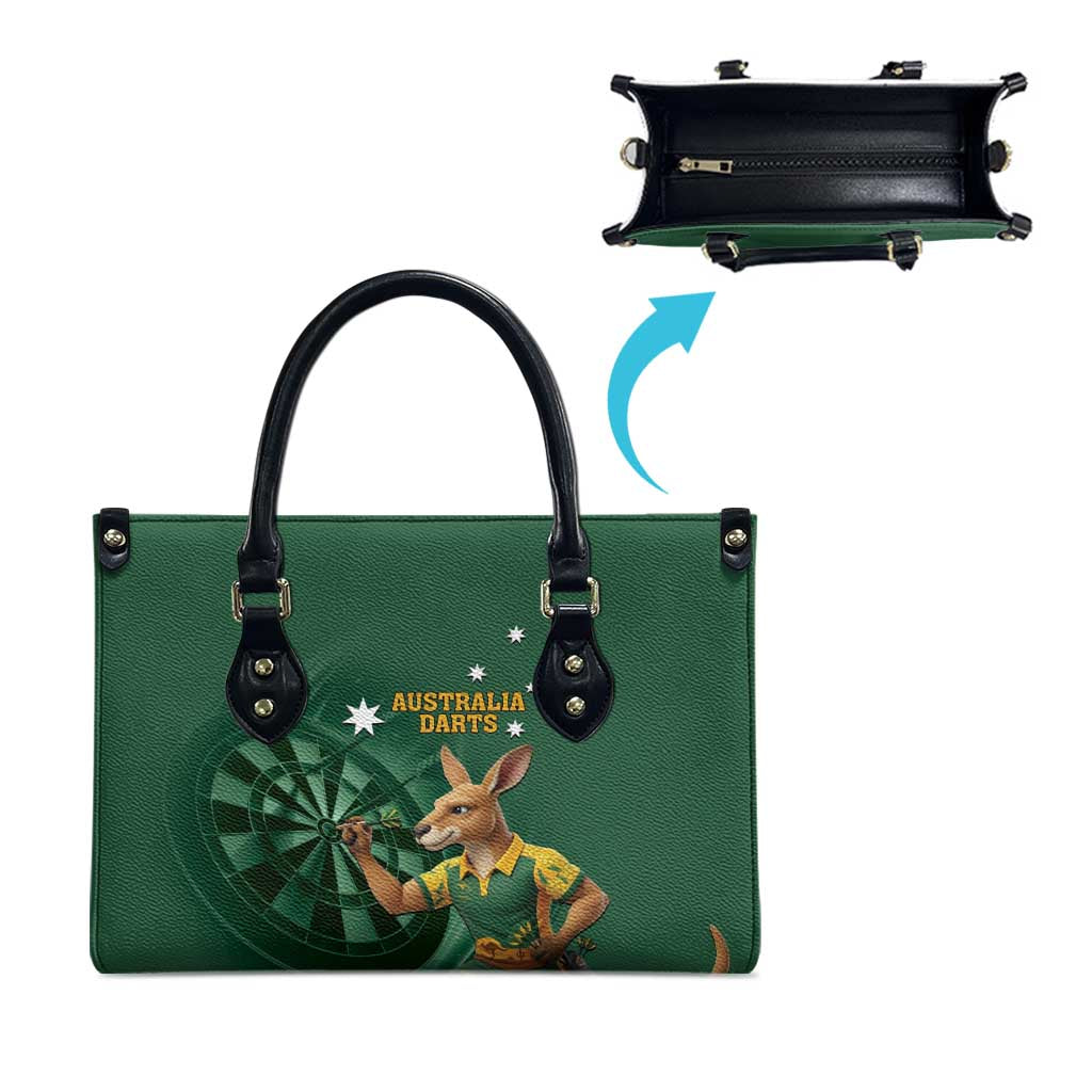 Australia Kangaroo Mascot Darts Leather Bag Green Edition