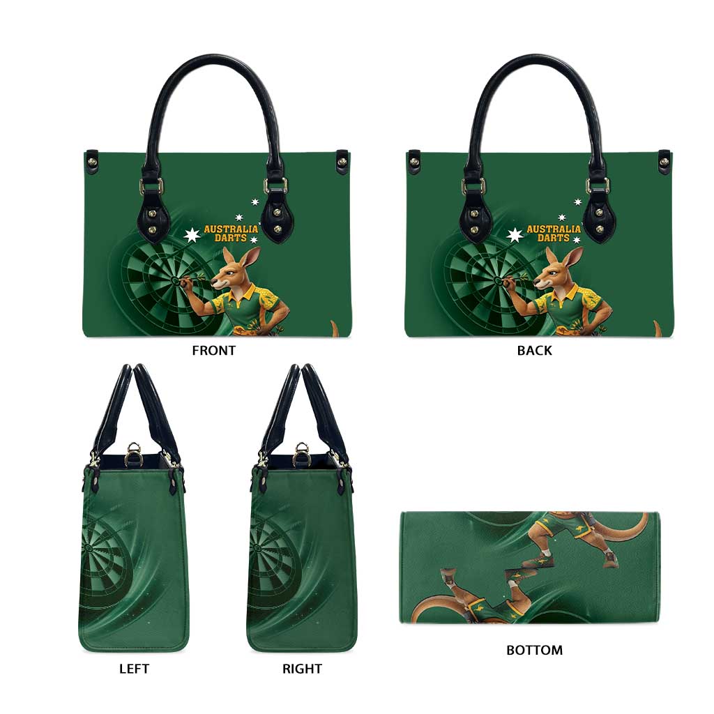Australia Kangaroo Mascot Darts Leather Bag Green Edition