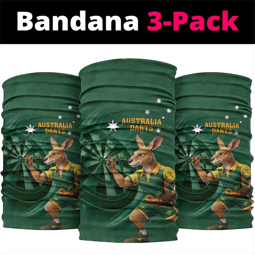 Australia Kangaroo Mascot Darts Neck Gaiter Green Edition