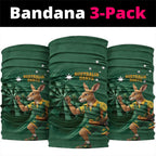 Australia Kangaroo Mascot Darts Neck Gaiter Green Edition