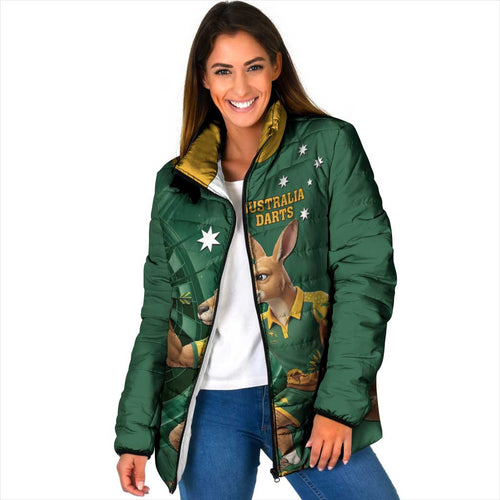 Australia Kangaroo Mascot Darts Padded Jacket Green Edition