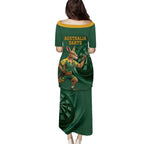 Australia Kangaroo Mascot Darts Puletasi Green Edition
