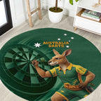 Australia Kangaroo Mascot Darts Round Carpet Green Edition