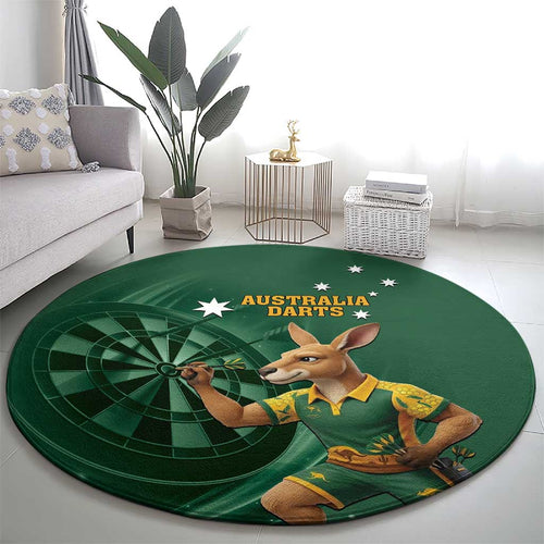Australia Kangaroo Mascot Darts Round Carpet Green Edition
