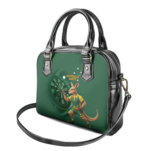 Australia Kangaroo Mascot Darts Shoulder Handbag Green Edition