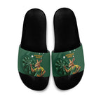 Australia Kangaroo Mascot Darts Slide Sandals Green Edition
